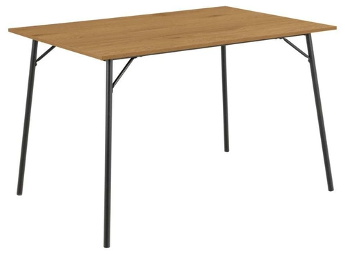 Jídelní stůl Peru 120x80 cm dub artisan s černými nohami moderní Actona