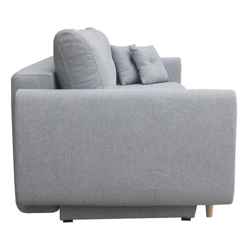 Rozkládací sedačka Forn šedá s úložným prostorem a funkcí spaní moderní do obýváku Intesi