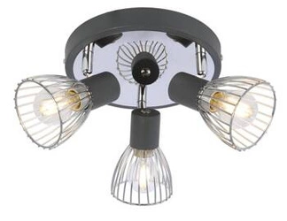 Stropní svítidlo Modo stropní svítidlo 3x40W E14 černá+chrom