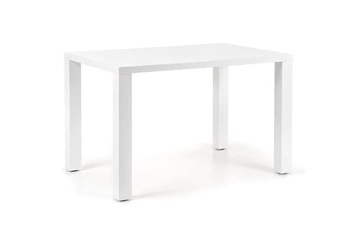 Jídelní stůl Donal bílý 120x80 cm moderní obdélníkový MDF Intesi