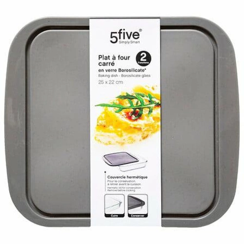 Čtvercová nádoba KeepEat s víkem