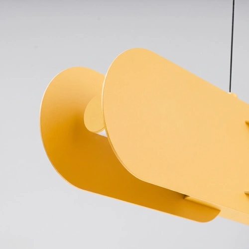Závěsné LED svítidlo CHAIN 91 žluté moderní do obývacího pokoje nad stůl