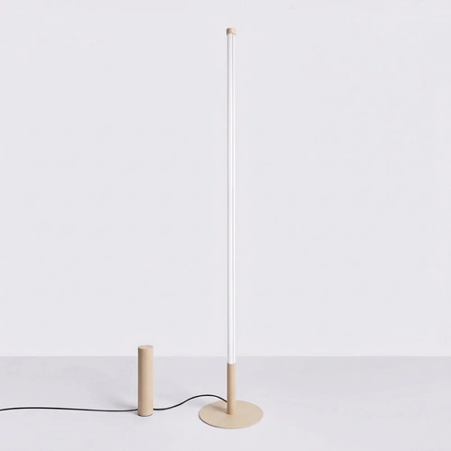 TRANG moderní stojací lampa do obývacího pokoje béžová LED 4000K