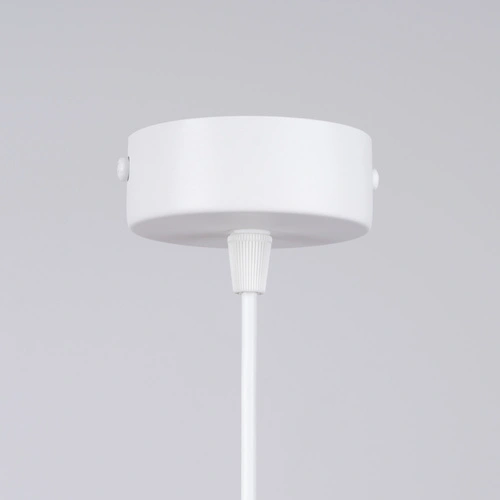 Závěsné svítidlo koule HYPERION 1 bílé moderní do obýváku a jídelny, výškově nastavitelné 125 cm