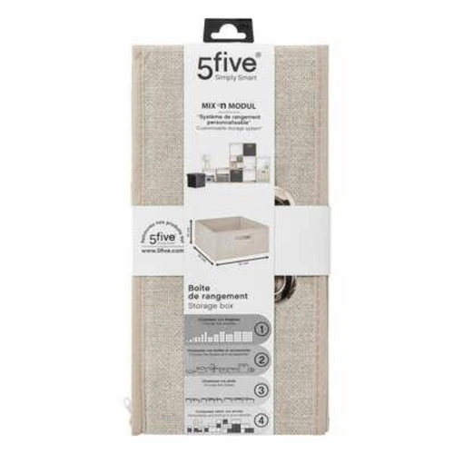 Box / Krabice do regálu 31x15cm béžová