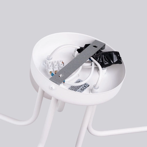 Lustr Astral 5 bílý minimalistický skleněné koule moderní Sollux Lighting