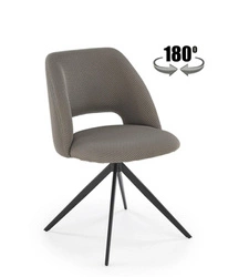 Otočná kancelářská židle Maeba Intesi čalouněná šedá moderní do kanceláře a studentského pokoje