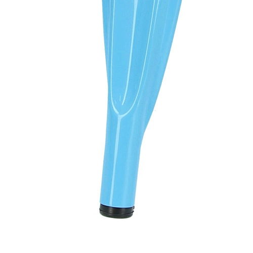 Kovová jídelní židle Paris modrá ve stylu Tolix do kuchyně a jídelny industriální D2.DESIGN