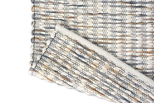 Vlněný béžový koberec Grain 250x350 cm moderní do obýváku snadno čistitelný