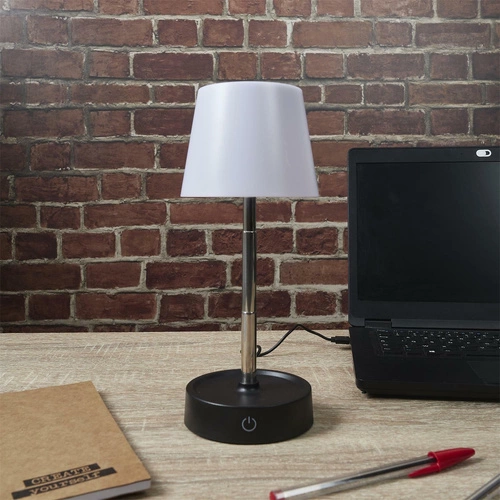 Bezdrátová dotyková noční lampa do ložnice Lumio Intesi s nastavitelnou výškou minimalistická