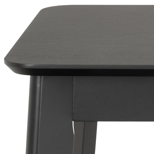 Psací stůl Roxby černý moderní se zásuvkou do pracovny a kanceláře, skandinávský styl 100x50 cm