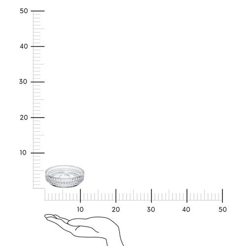 Skleněná mýdlenka Precious průhledná kulatá do koupelny na mýdlo 5five