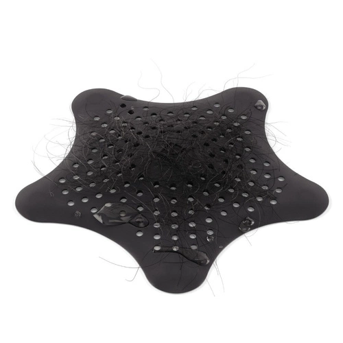 Sítko do dřezu Umbra Starfish černé gumové s přísavkami do kuchyně a koupelny 16 cm