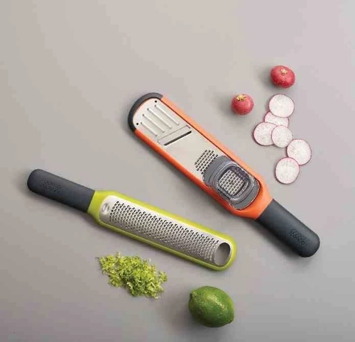 JJ - Struhadlo s plátkovačem Handi-grate oranžové/grafitové