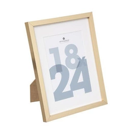 Zlatý fotorámeček 18x24 Manu Atmosphera na zavěšení i postavení glamour