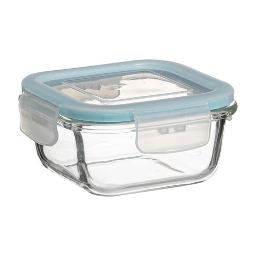 Sada 3 skleněných nádob M s víkem