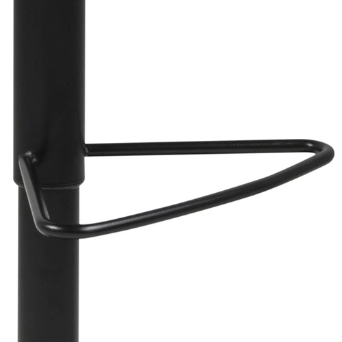 Barová židle Sylvia černá otočná s nastavitelnou výškou do moderní kuchyně s opěrkou Actona