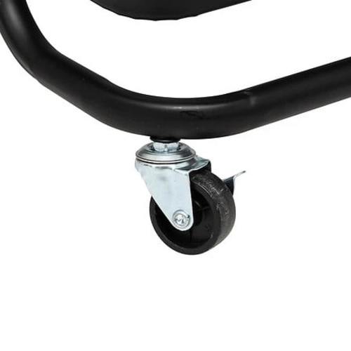 5five simply smart Black Edition kovový třípatrový vozík na kolečkách do kuchyně a koupelny