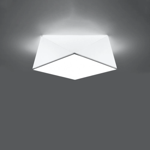 Stropní svítidlo HEXA 35 bílá moderní PVC do obýváku, kuchyně nebo ložnice E27