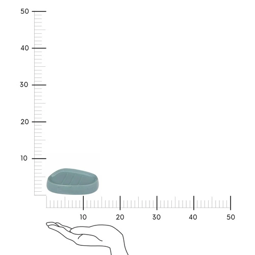 Keramická mýdlenka Colors modrá do koupelny moderní 5five simply smart