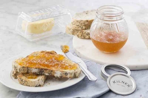 Sklenice dóza na marmeládu 400 ml Orange Fruit KILNER