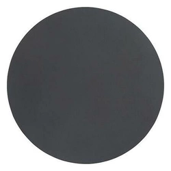 Šedá kulatá prostírka pod talíř PVC Tenor 38 cm do kuchyně a jídelny 5five