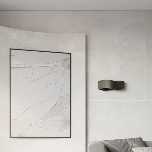 Nástěnné svítidlo Tila 30 černé moderní kovové do obýváku a ložnice Sollux Lighting