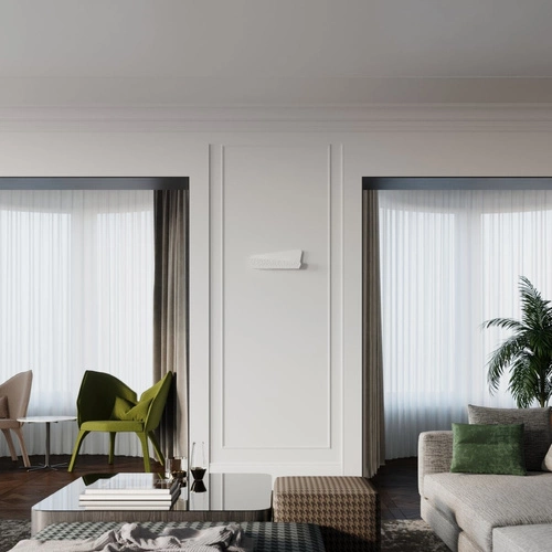 Nástěnné svítidlo ALIZA bílá moderní do ložnice a obývacího pokoje 40 cm