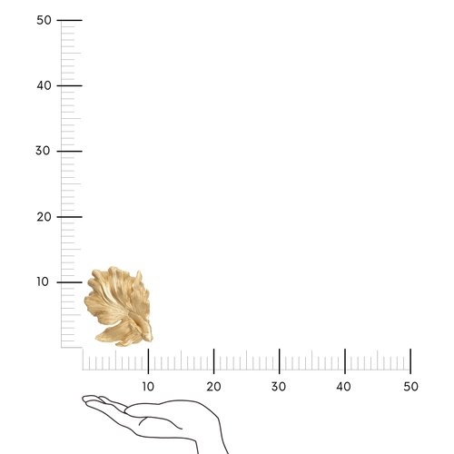 Dekorační figurka zlatá rybka Bojovník Atmosphera glamour do obýváku a jako dárek 12 cm