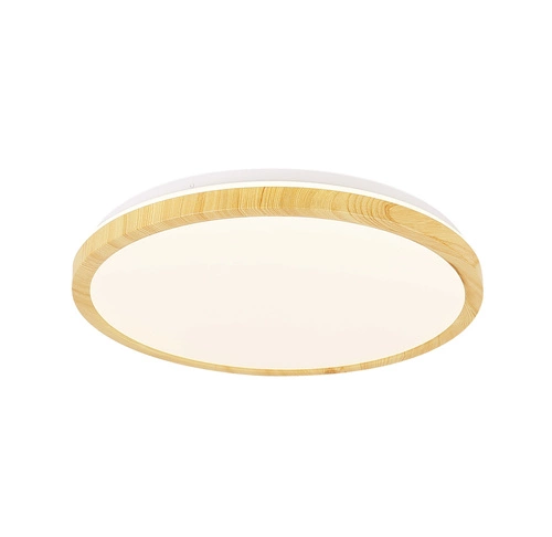 LED stropní svítidlo Gandava 38 cm bílodřevěné moderní do obýváku a ložnice 4000K