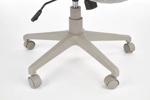 Ergonomická kancelářská židle Taric šedá otočná s nastavitelnou výškou moderní do kanceláře Intesi