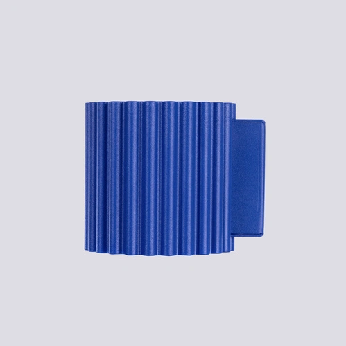 Moderní nástěnné svítidlo AURA ultramarínové hliníkové do obýváku a ložnice 12 cm