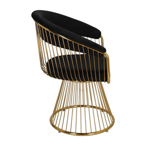 Židle Feeny Velvet černá