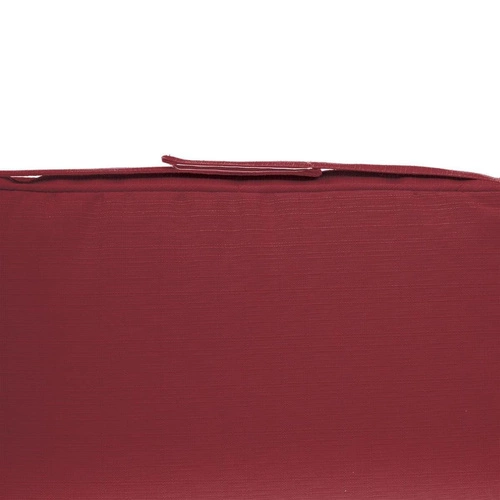 Zahradní poduška na židli Korai 40x40 cm vínová s páskem moderní Hesperide