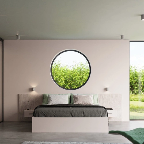 Moderní nástěnné svítidlo INEZ šedé kovové do obýváku a ložnice Sollux Lighting