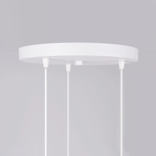 Závěsné svítidlo koule HYPERION 3P bílá moderní, výškově nastavitelné do obýváku a jídelny