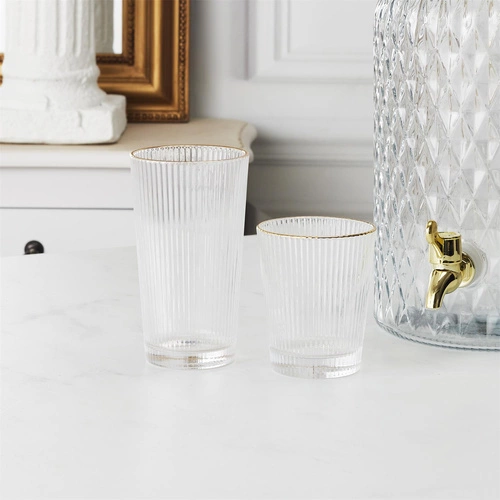 Sklenice Gold Edge 400 ml