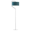 Podlahová lampa TESALLIA chrom zelená