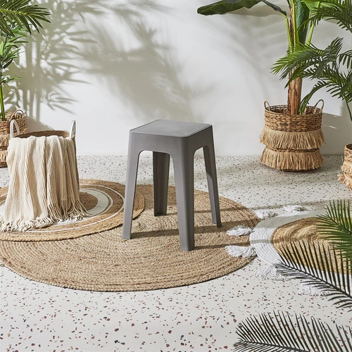 Stolička Spectra šedý plast