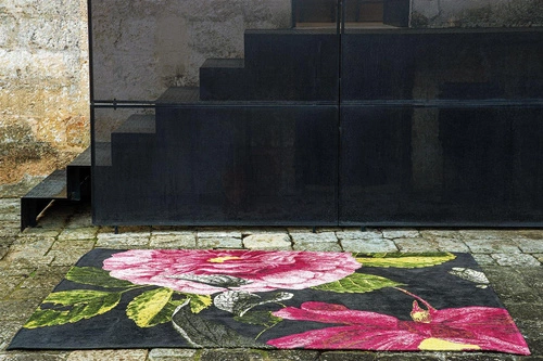 Moderní růžový bavlněný koberec do obýváku s krátkým vlasem Interfloral 240x340 Carpets&More