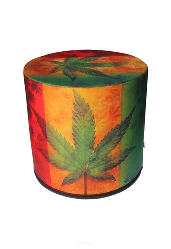 Puf Jamajka Intesi kulatý čalouněný multicolor moderní do obýváku a ložnice 40 cm