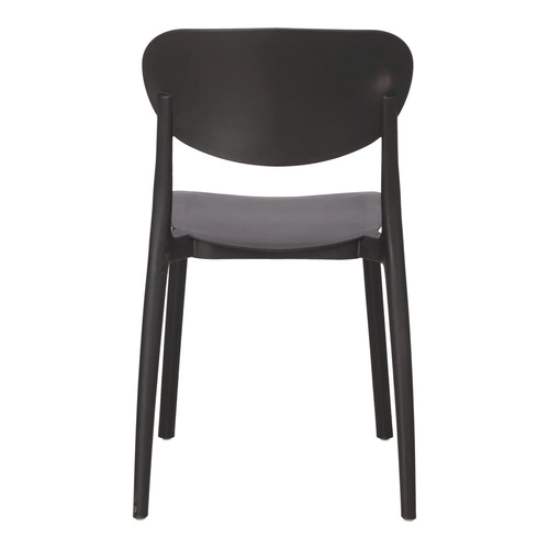 Zahradní židle Plasta černá 5five simply smart z polypropylenu snadno čistitelná stohovatelná