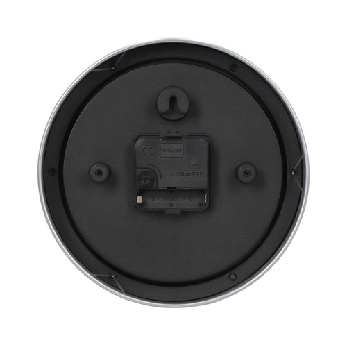 Nástěnné hodiny glamour Ago Intesi bílé chrom elegantní do obýváku nebo kanceláře 20 cm