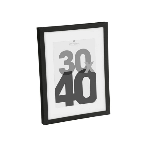 Černý závěsný fotorámeček 30x40 Eva moderní na zeď Atmosphera