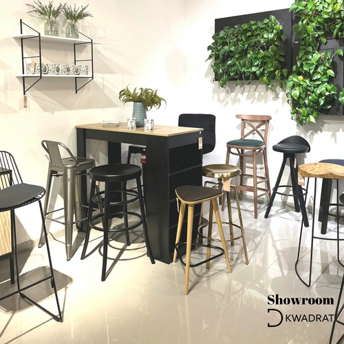 Barová židle Paris Back 75 cm kovová s opěrkou industriální stříbrná do kuchyně inspirovaná Tolix