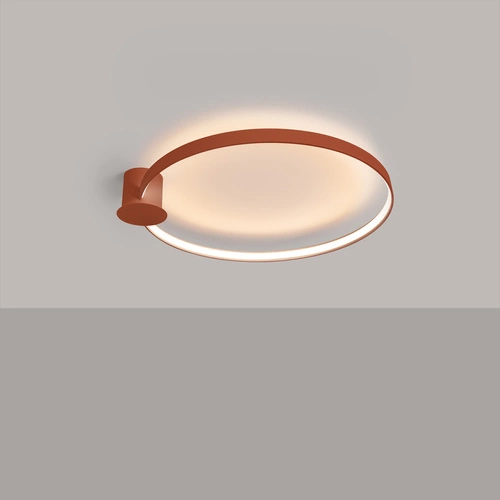 Stropní LED svítidlo RIO 78 červené moderní kulaté do obýváku kuchyně ložnice Thoro