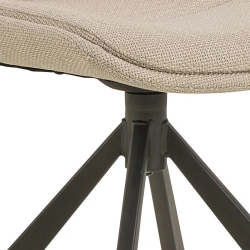 Židle Adisa béžová otočná moderní do jídelny a obývacího pokoje