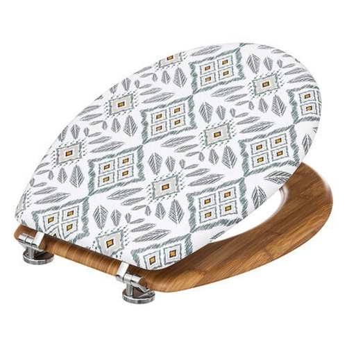 WC sedátko Hapache pomalu klesající z duroplastu černé moderní