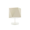 Noční lampička do ložnice PASADENA moderní se stínidlem ecru skandinávský styl LYSNE 30 cm