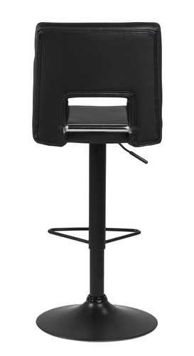 Barová židle Sylvia černá otočná s nastavitelnou výškou do moderní kuchyně s opěrkou Actona